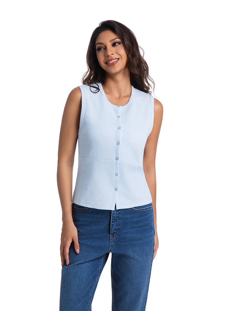 Jeanswest Jeanswest Emma Cotton Blend Tank Top WTO-18323