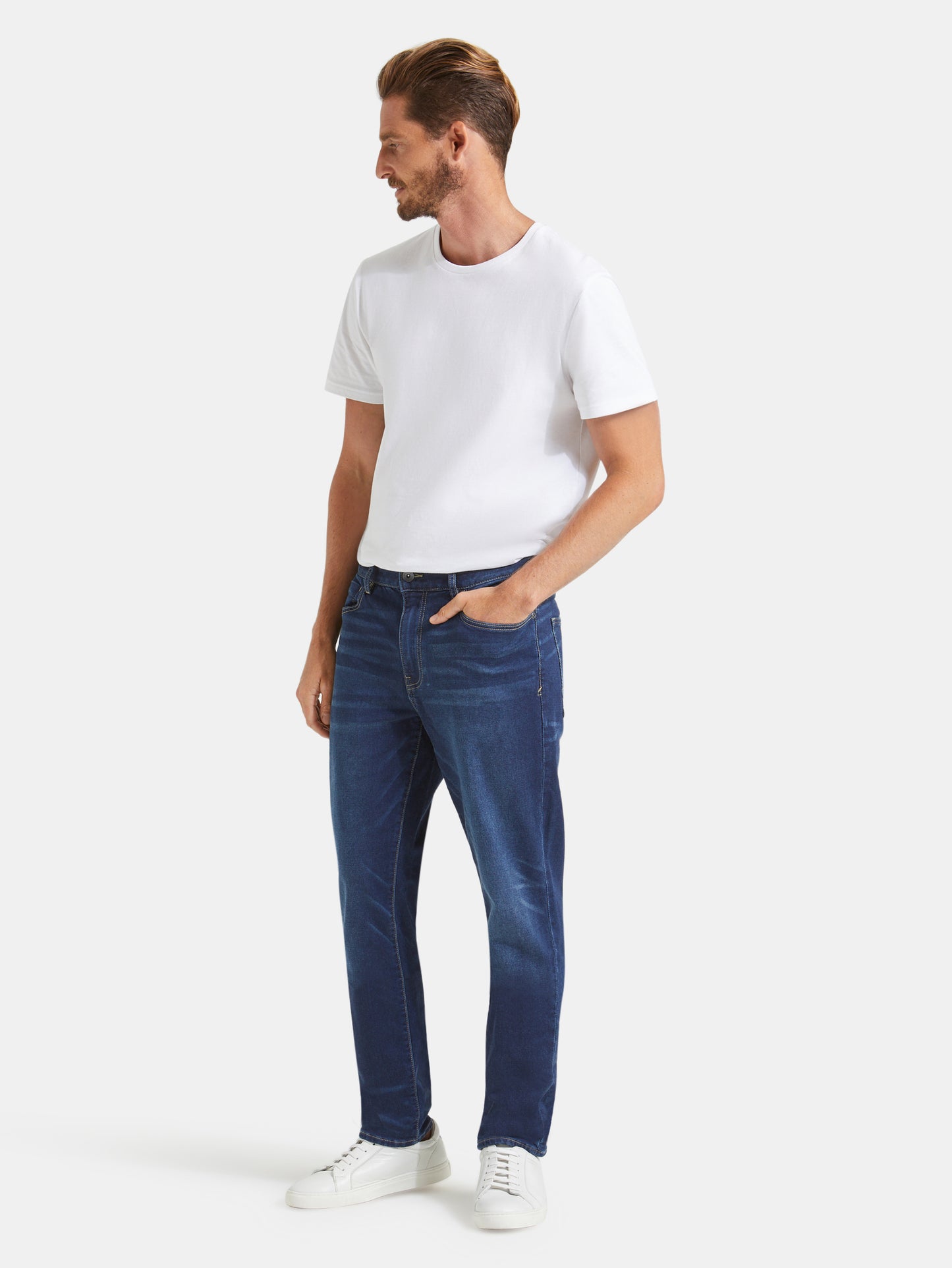 Slim Tapered Knit Jeans
