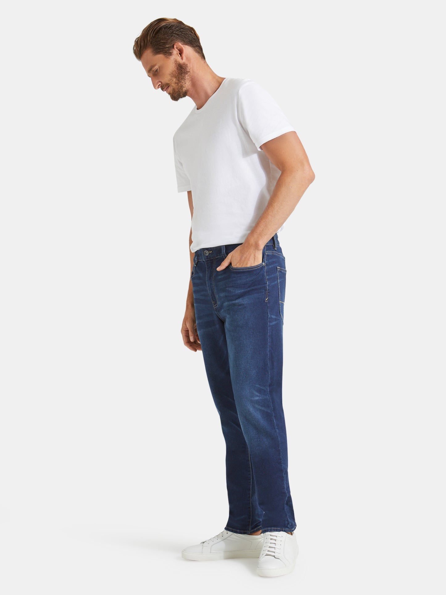 Slim Tapered Knit Jeans