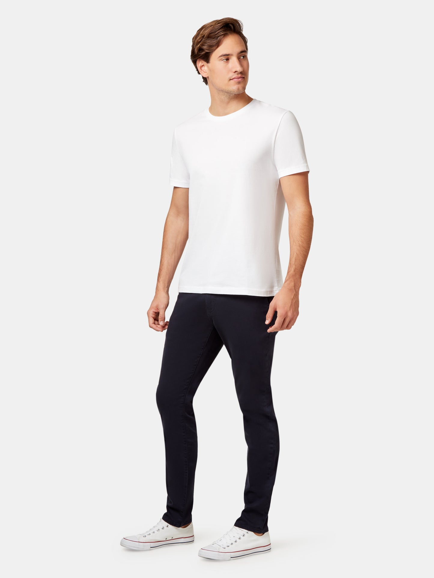 Slim Tapered Coloured Knit Jeans Ink