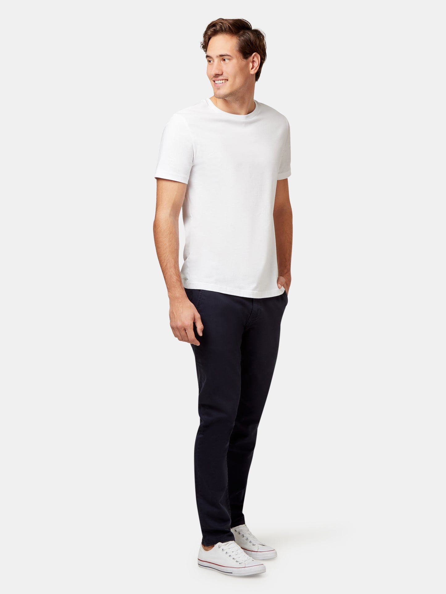 Slim Tapered Coloured Knit Jeans Ink