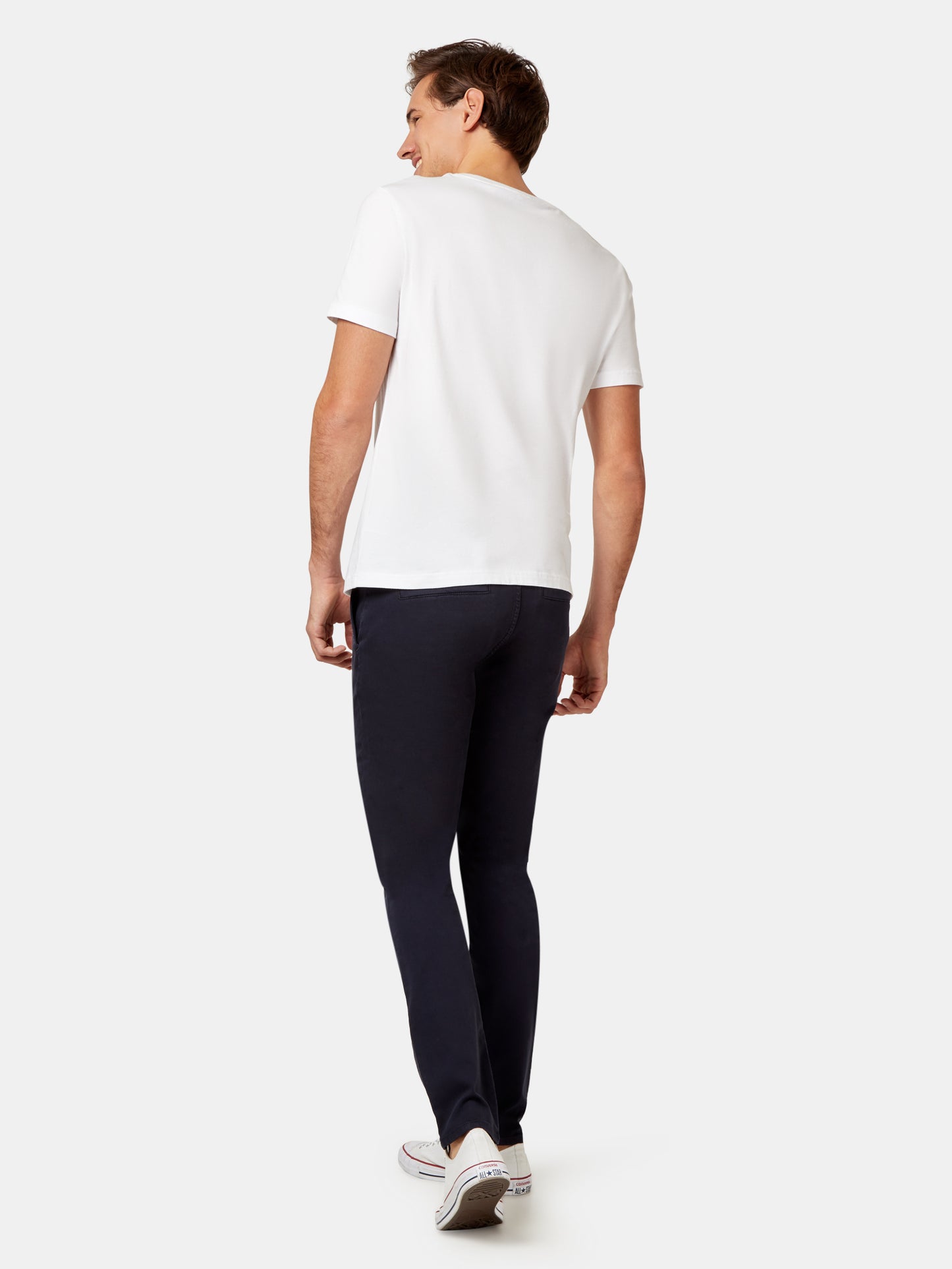 Slim Tapered Coloured Knit Jeans Ink