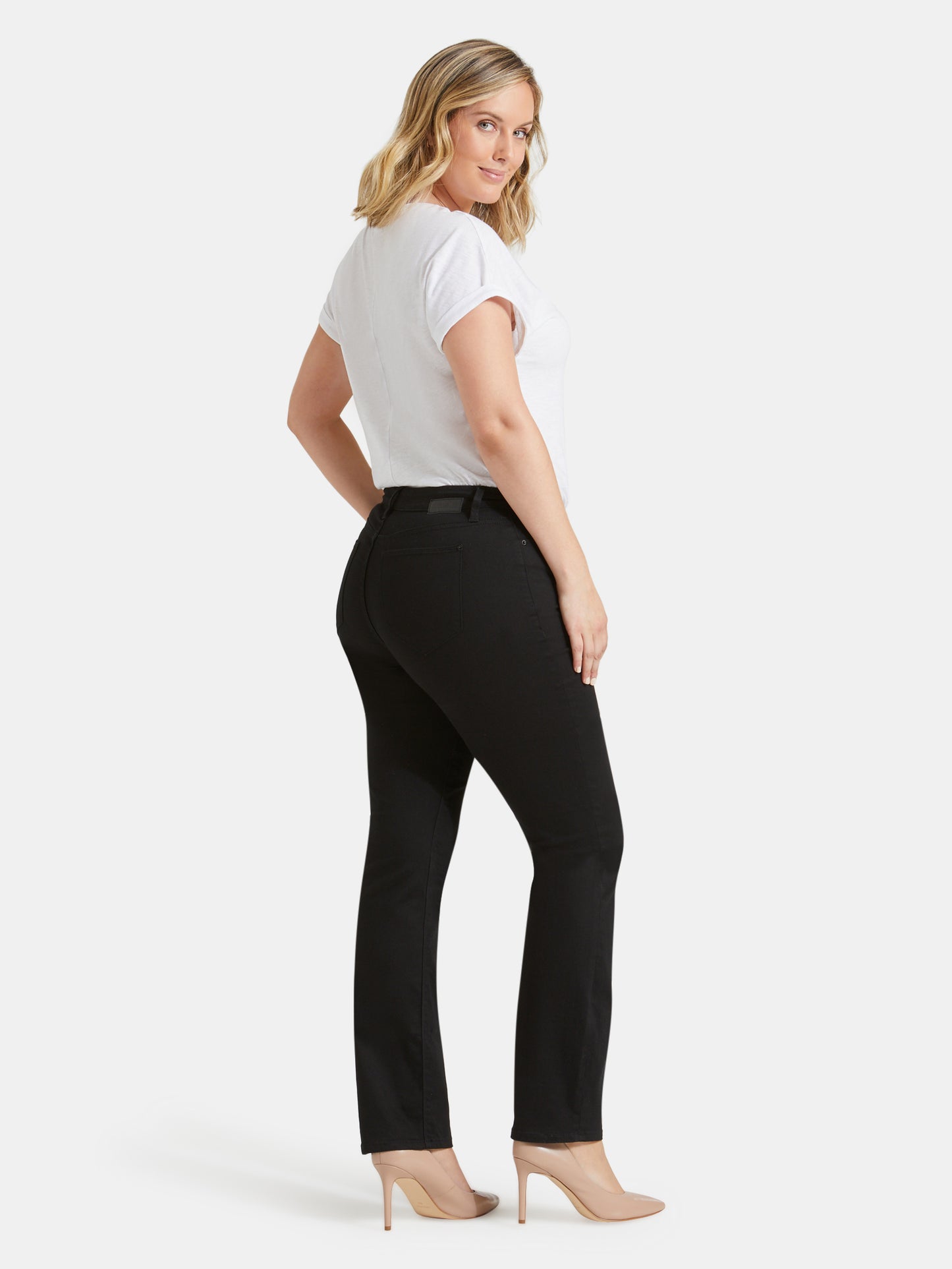 Curve Slim Straight Jeans