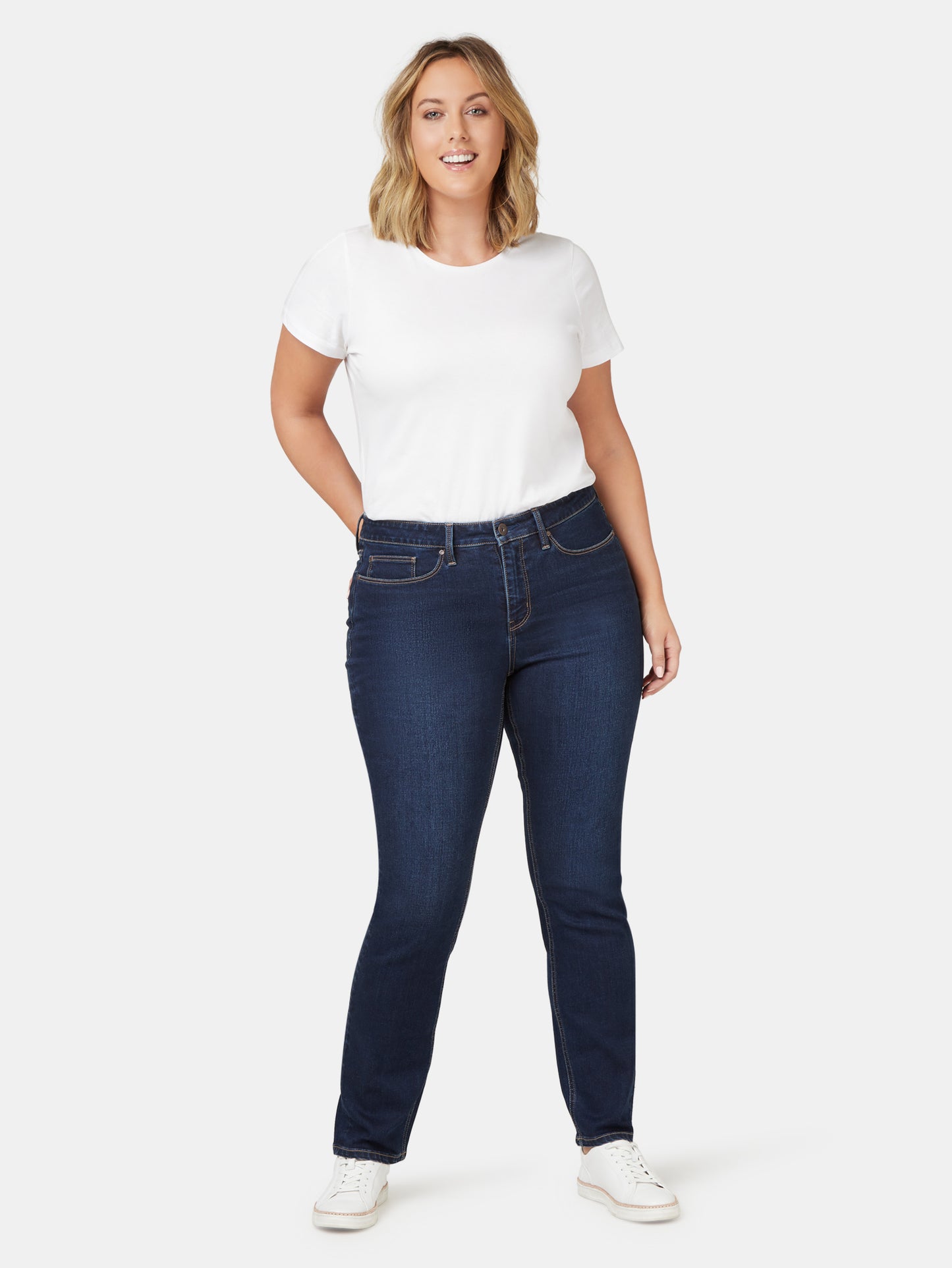 Curve Slim Straight jeans
