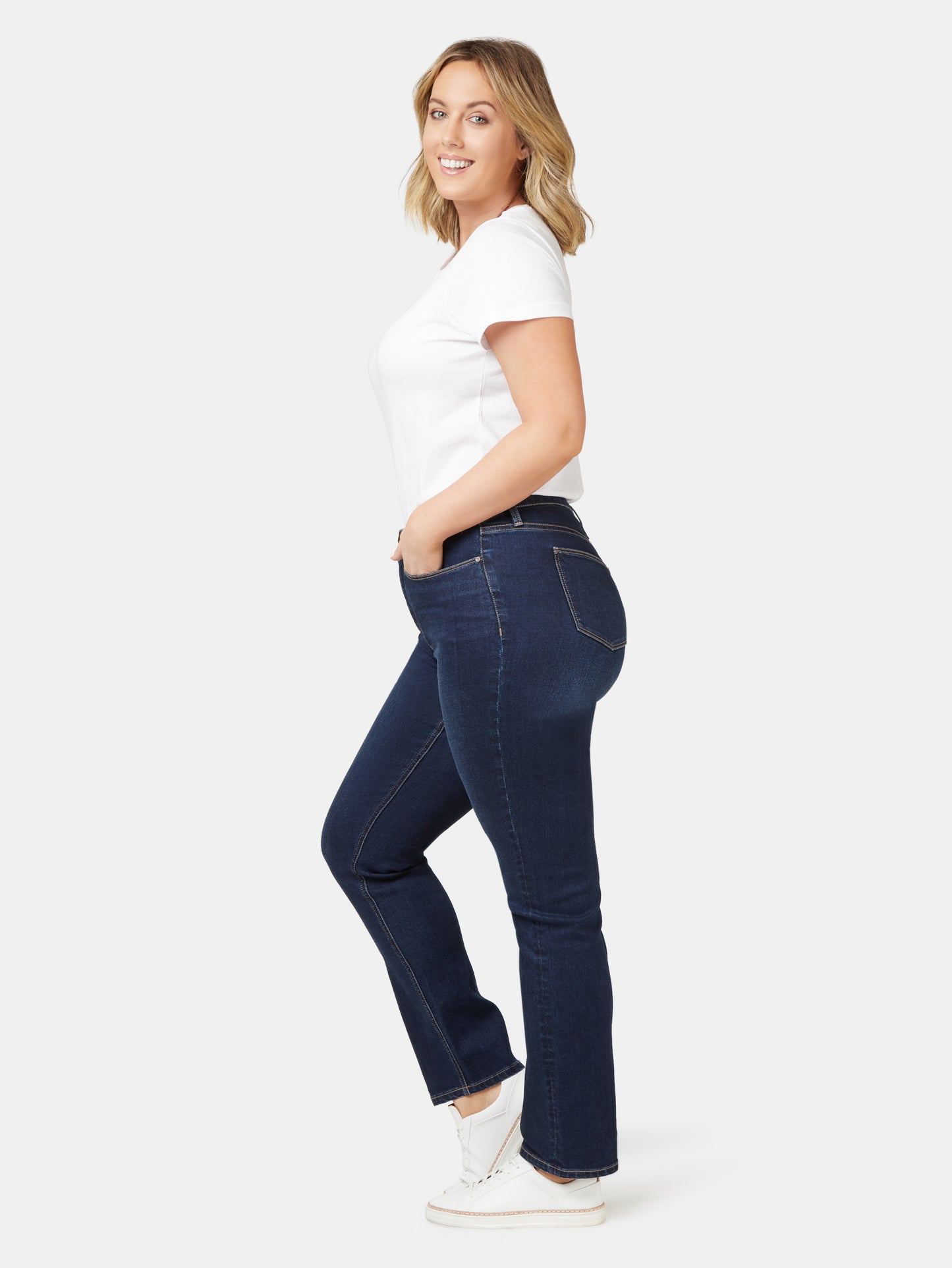 Curve Slim Straight jeans