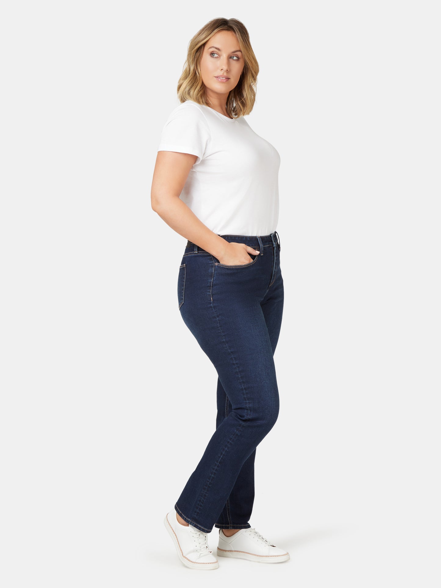 Curve Slim Straight jeans