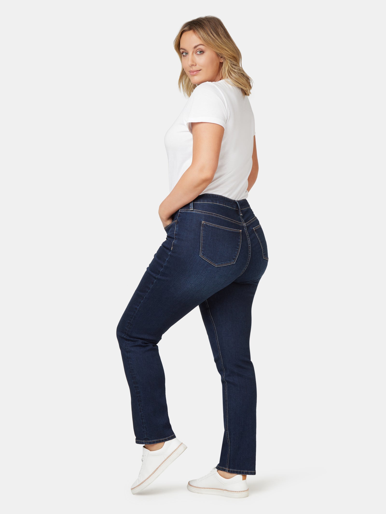 Jeanswest Curve Slim Straight Jeans WLC-12759-01R