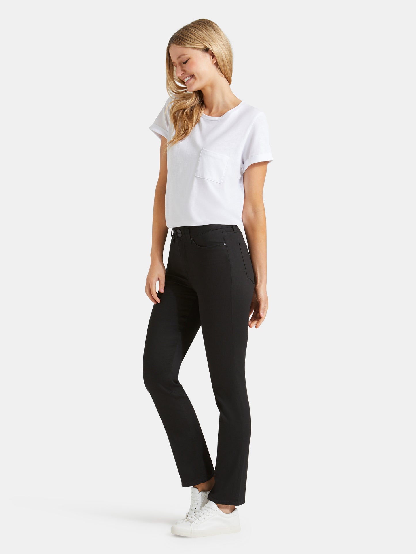 Tummy Trimmer Straight Jeans