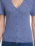 Women's Textured V-Neck Tee