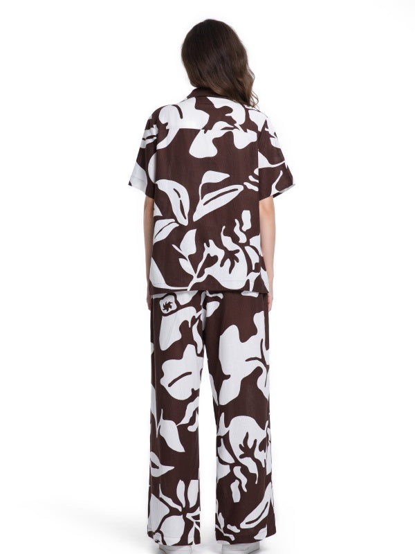 Women's Linen Blend Beach Shirt