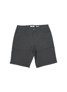 Jeanswest Men's Shorts 5 Pocket |MSO-12136-05/-01 Cotton Stretch Shorts | Light Sand Charcoal | Above Knee Length