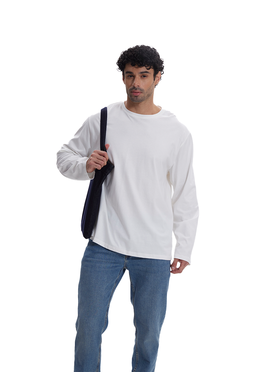 Jeanswest Jeanswest Aussie Essential Long Sleeve Crew Tee S6A-62-171006