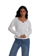Jeanswest Jeanswest Aussie Chic V-Neck Long Sleeve Tee S6A-53-271006
