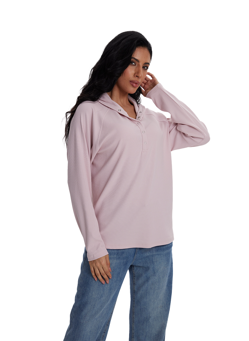 Jeanswest Jeanswest CloudSoft Aussie Comfort Hoodie Henley S6A-62-271006