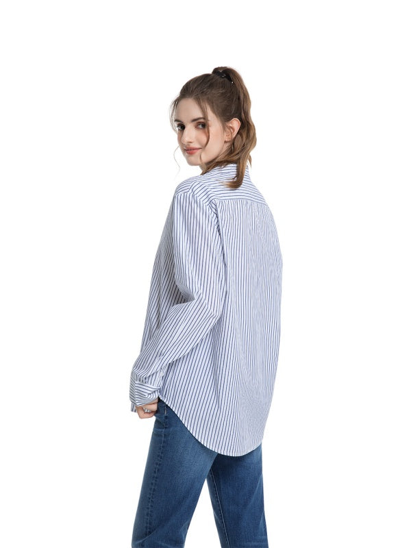 Women's Cotton Stripe Shirt