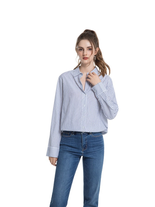 Women's Cotton Stripe Shirt