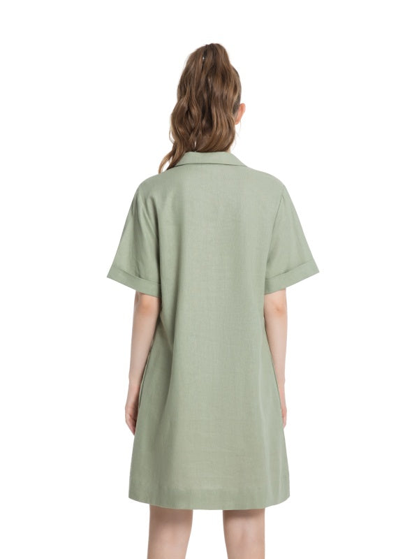 Women's Linen Shirt Dress