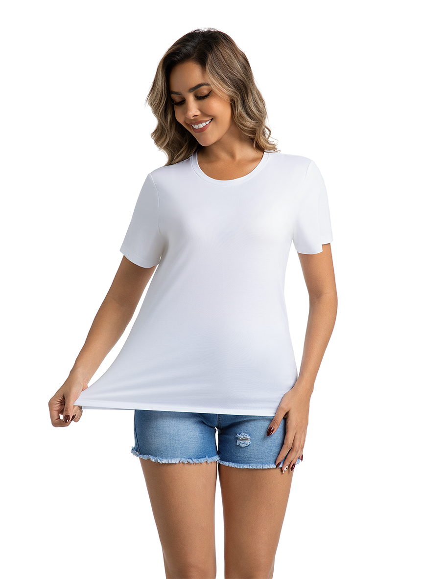 Jeanswest CloudSoft Women's Crew-Neck Tee All Year - Australian Essential S6A-52-273025