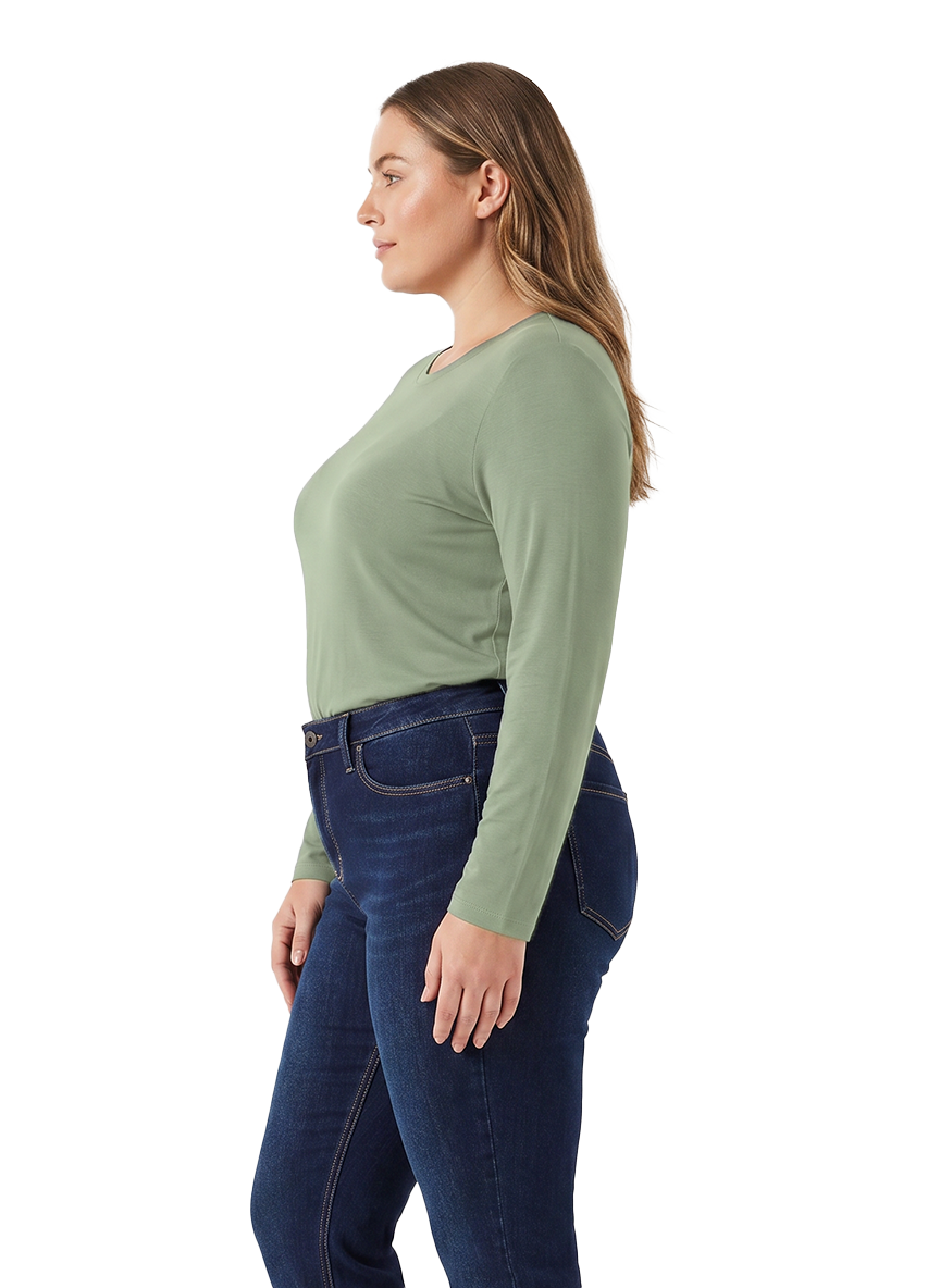 Jeanswest Jeanswest CloudSoft Aussie Luxe Modal Crew Long Sleeve Tee S6A-62-271012