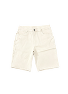 Jeanswest Men's Shorts 5 Pocket |MSO-12136-05/-01 Cotton Stretch Shorts | Light Sand Charcoal | Above Knee Length