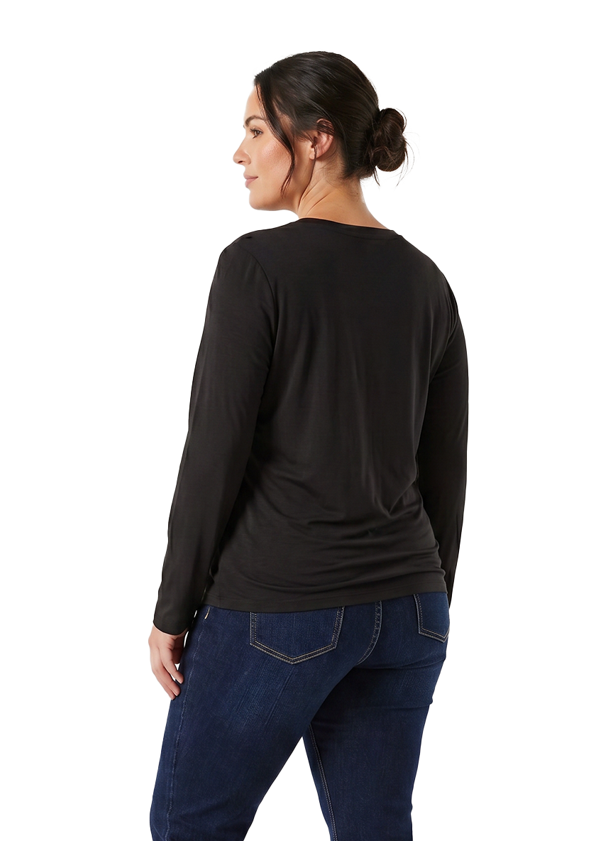 Jeanswest Jeanswest CloudSoft Aussie Luxe Modal Crew Long Sleeve Tee S6A-62-271012