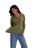 Jeanswest Jeanswest CloudSoft Aussie Comfort Hoodie Henley S6A-62-271006