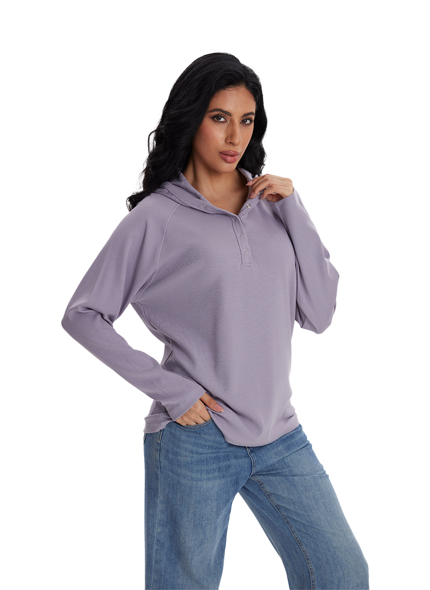 Jeanswest Jeanswest CloudSoft Aussie Comfort Hoodie Henley S6A-62-271006