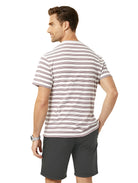 Jeanswest Men's Shorts 5 Pocket |MSO-12136-05/-01 Cotton Stretch Shorts | Light Sand Charcoal | Above Knee Length