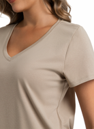 Jeanswest CloudSoft Women's V-Neck Tee All Year- Effortless Australian Elegance S6A-52-273024