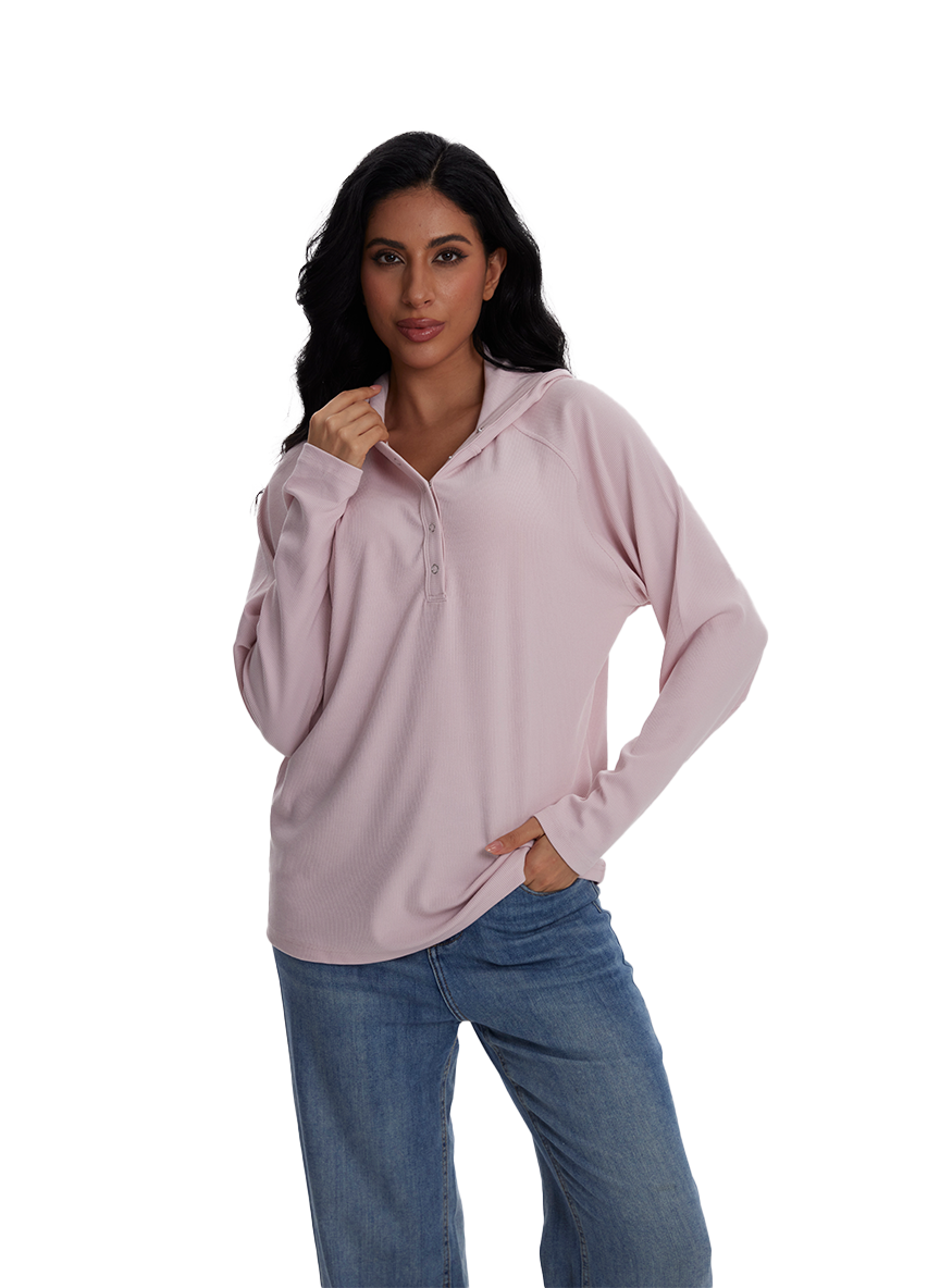 Jeanswest Jeanswest CloudSoft Aussie Comfort Hoodie Henley S6A-62-271006