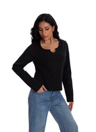 Jeanswest Jeanswest Aussie Chic V-Neck Long Sleeve Tee S6A-53-271006