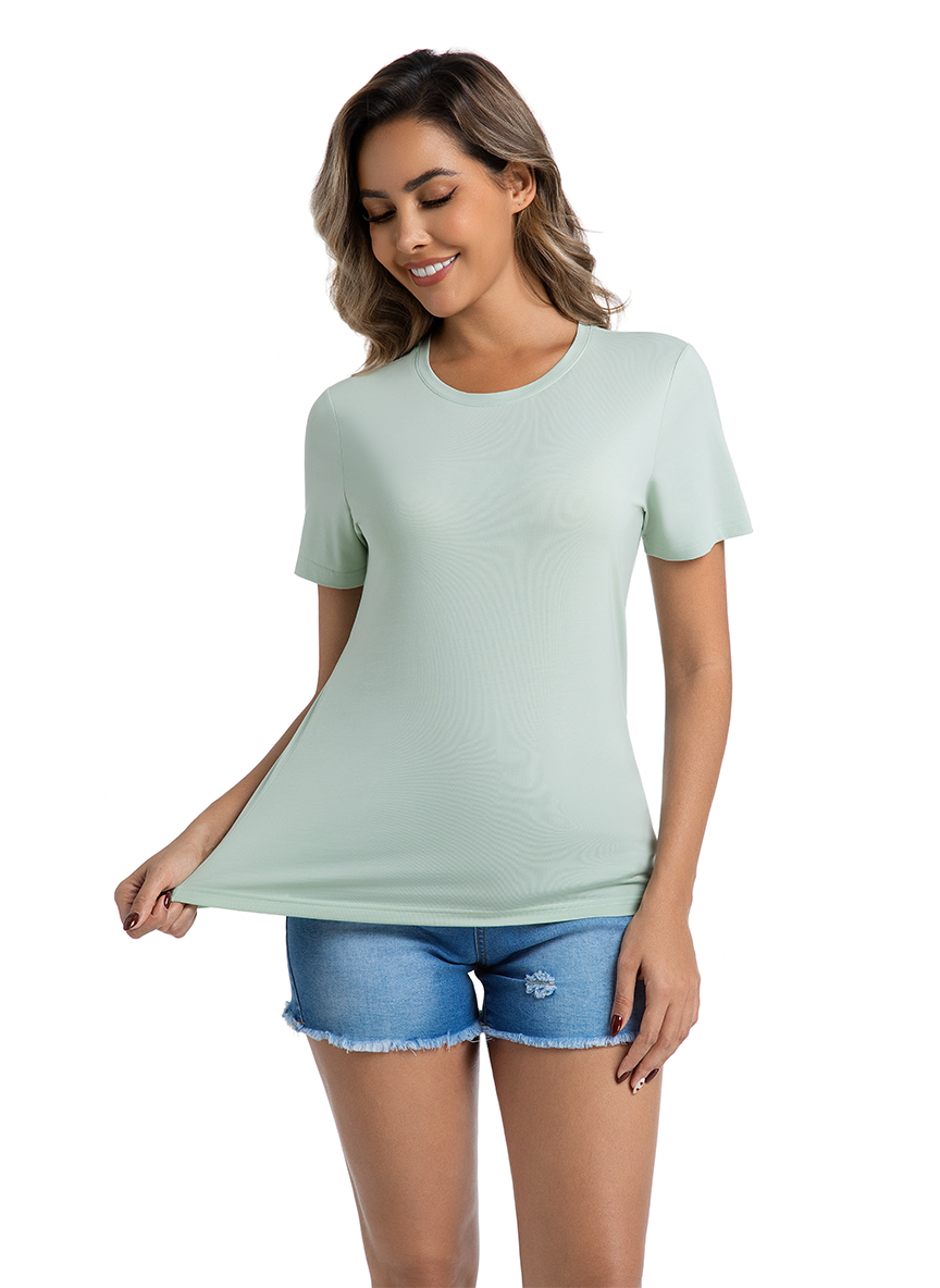 Jeanswest CloudSoft Women's Crew-Neck Tee All Year - Australian Essential S6A-52-273025