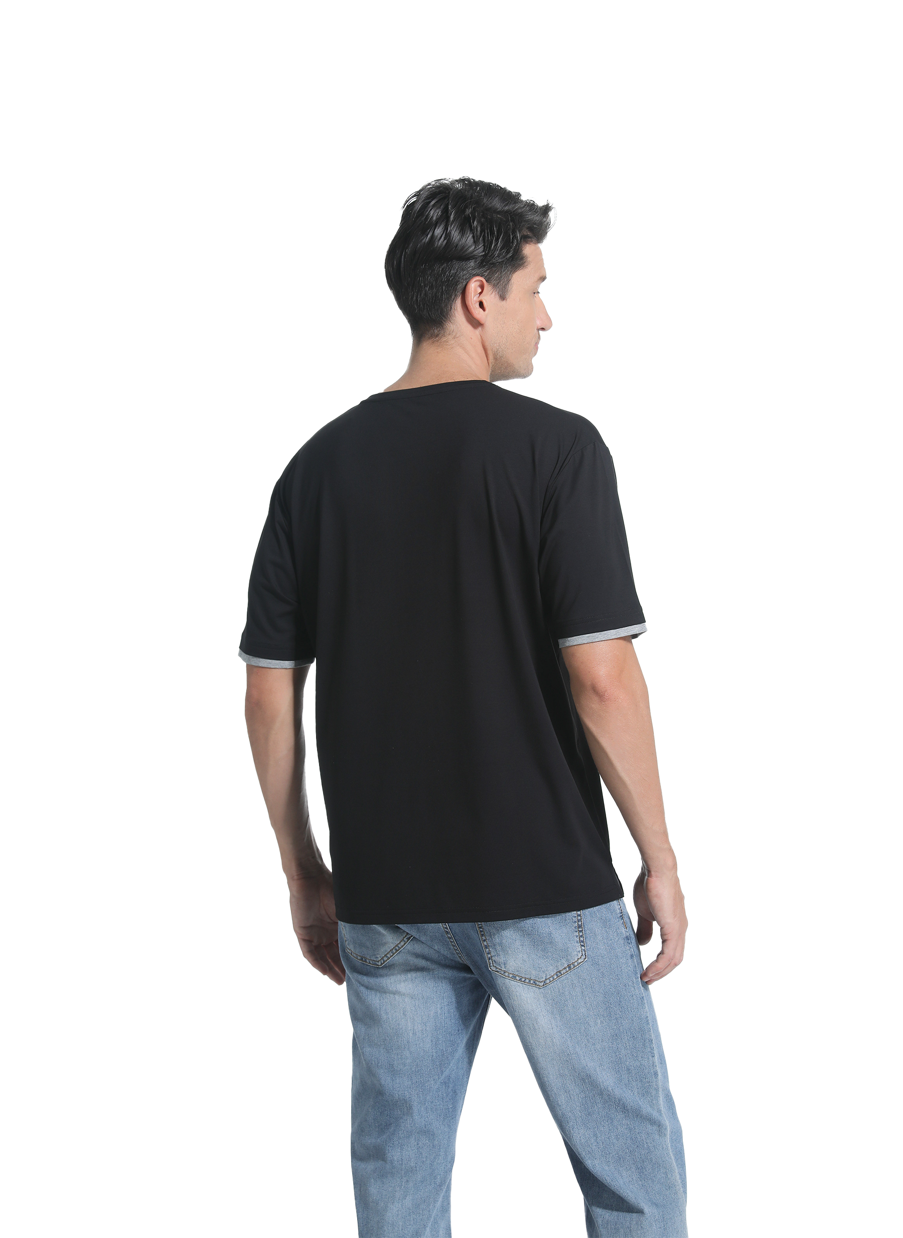 Jeanswest Jeanswest CloudSoft Mock Layer Round Neck Tee All Year S6A-52-173028