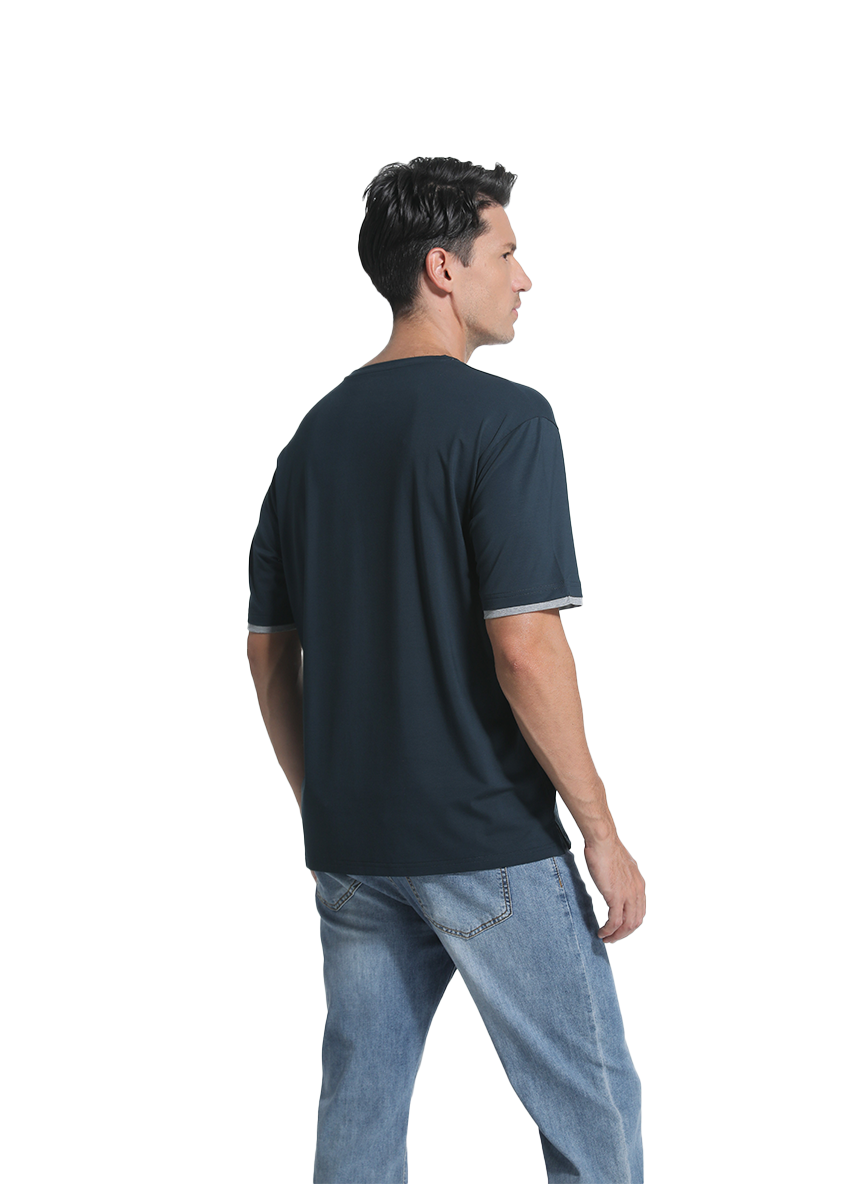 Jeanswest Jeanswest CloudSoft Mock Layer Round Neck Tee All Year S6A-52-173028