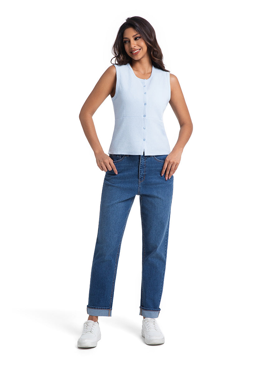 Jeanswest Jeanswest Emma Cotton Blend Tank Top WTO-18323