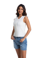 Jeanswest Jeanswest Emma Cotton Blend Tank Top WTO-18323