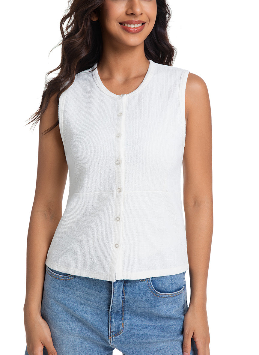 Jeanswest Jeanswest Emma Cotton Blend Tank Top WTO-18323