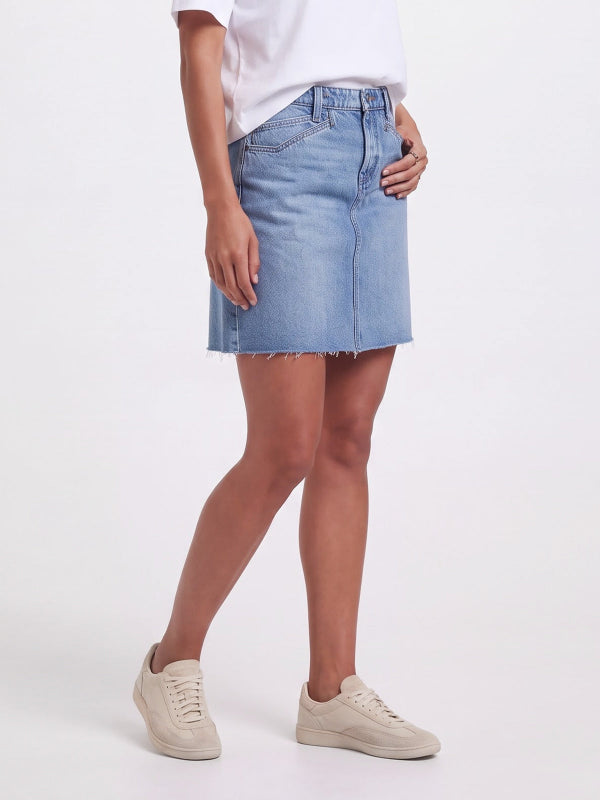 Women's Casual A-Line Denim Mini Skirt