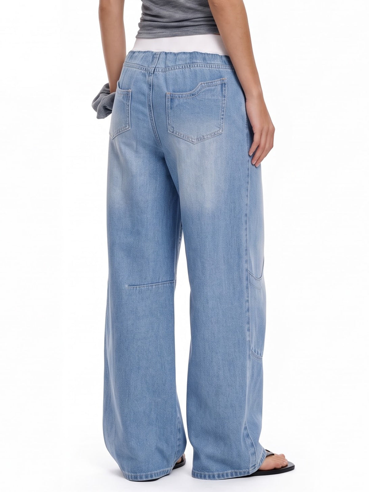 Low Waist Baggy Denim Pants