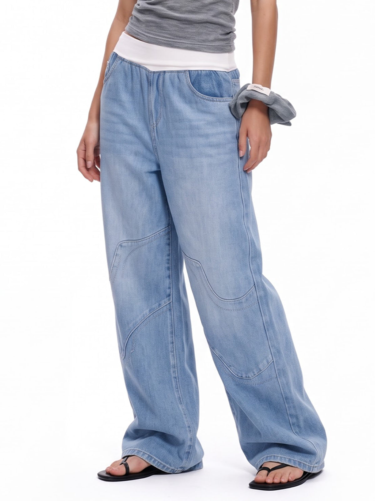 Low Waist Baggy Denim Pants