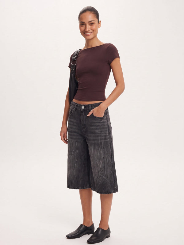 Women's Vintage Baggy Denim Shorts