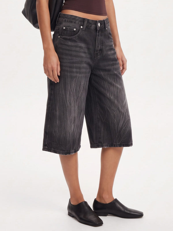Women's Vintage Baggy Denim Shorts