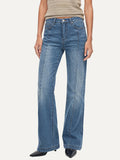 High Waisted Bootcut Jeans