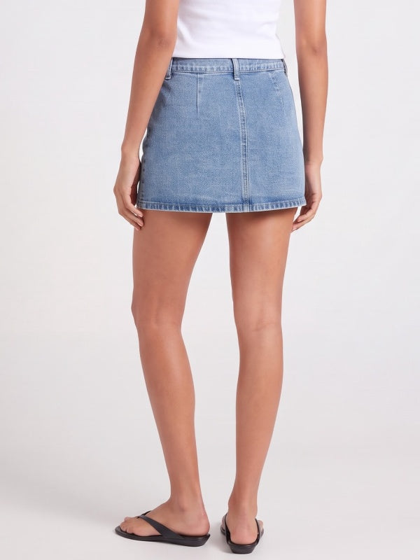 Women's Denim Mini Skort