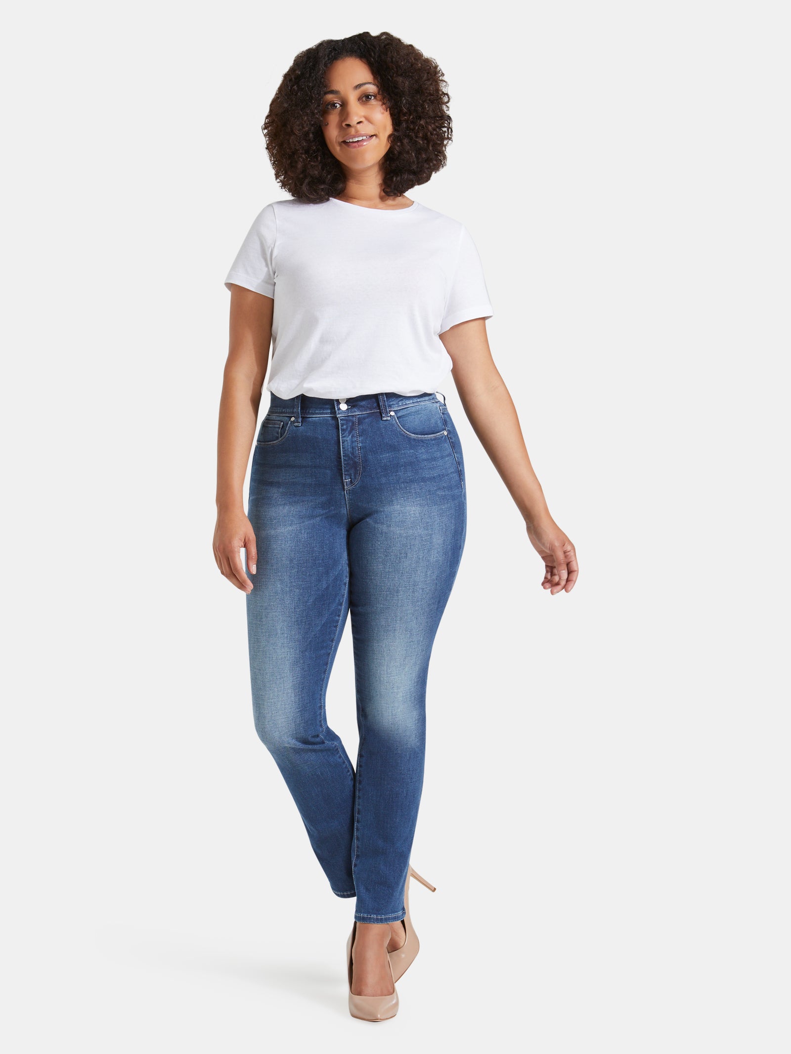 Jeanswest Tummy Trimmer Straight Jeans WLC-04287-01R