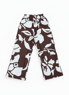 Jeanswest Women's Linen Blend Beach Pant | WPA-18103 Abstract Print | Resort Wear | 55% Linen