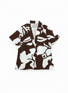 Jeanswest Women's Linen Blend Beach Shirt | WSI-18405-01 Abstract Print | Resort Wear | 55% Linen