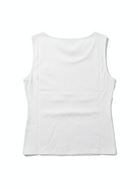 Jeanswest Women's Boatneck Tank Top | WTO-18360 96% Cotton Sleeveless | Smart Casual Basic | White Black Yellow |