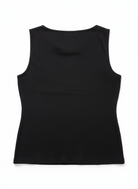 Jeanswest Women's Boatneck Tank Top | WTO-18360 96% Cotton Sleeveless | Smart Casual Basic | White Black Yellow |