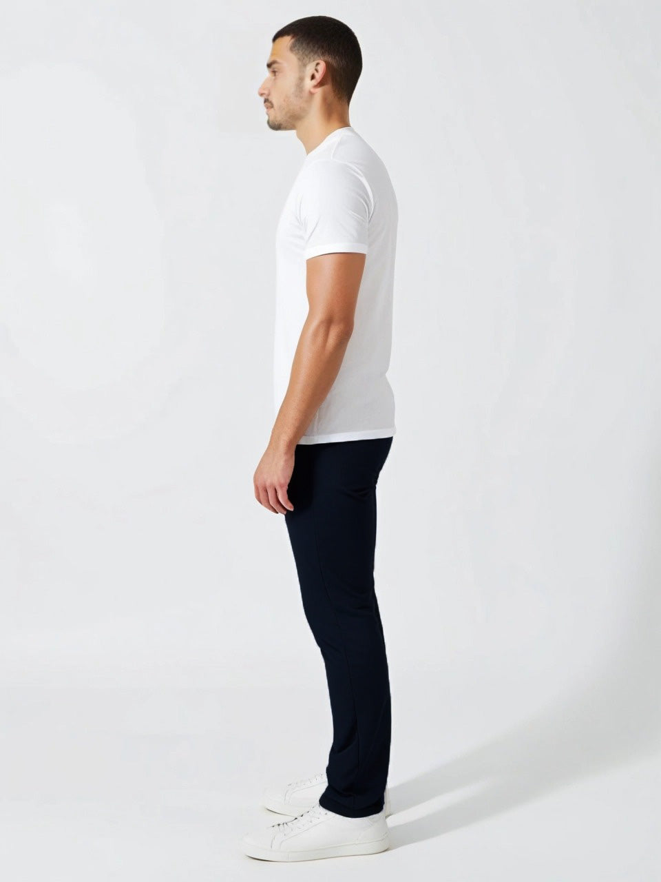 Jeanswest Men's Slim Tapered Jeans | MLC-00490-01R 98% Cotton Stretch Denim | Black Rinse | Tapered Leg Fit